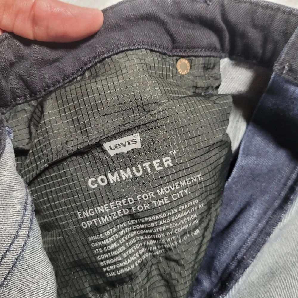 Levi's 512 Slim Taper Commuter Pro Jeans 40x30 Cordura Performance Denim